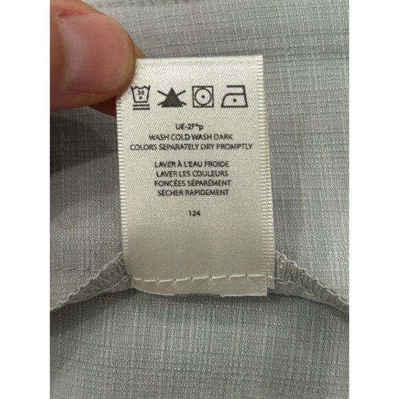 Van Heusen Stretch Extensible Cropped Pants Gray Sz 12 Neutral Business Casual - Picture 8 of 10